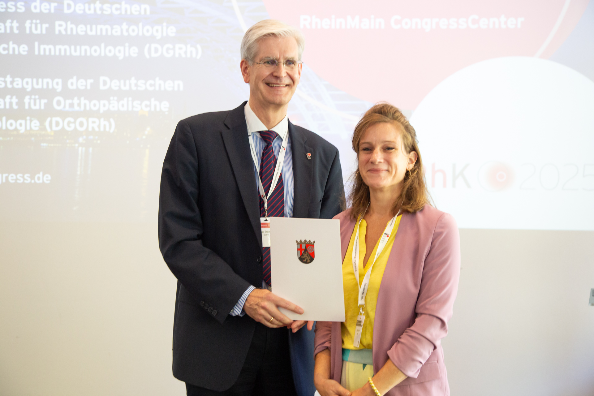 Foto Prof. Dr. Andreas Schwarting und Katharina Heil